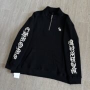 Chrome Embroidered half-zip sweatshirt - 图片 2