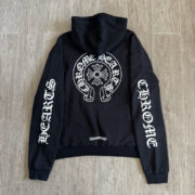 Chrome Dark pattern all-over print hoodie - 图片 4