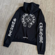 Chrome Dark pattern all-over print hoodie - 图片 2