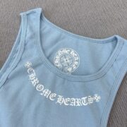 Chrome Blue knitted vest dress - 图片 3