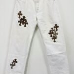 Chrome Leopard Print Horse Hair White Limited Edition