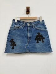 Chrome denim shorts - 图片 3
