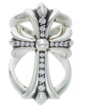 Hollowed-out cross endless ring - 图片 9