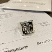 Openwork floral military ring - 图片 5