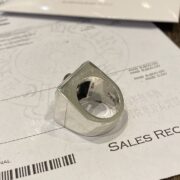 Openwork floral military ring - 图片 7