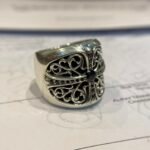 Black Diamond Grand Cross Guardian Ring