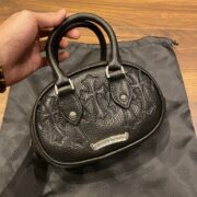 Black bowling bag