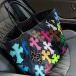 Colorful vegetable basket bag