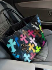 Colorful vegetable basket bag