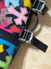 Colored leather and black leather backpacks - 图片 6