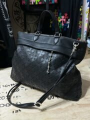 black briefcase