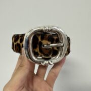 Leopard print belt - 图片 2
