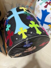 Colorful cross-shaped leather stool - 图片 6
